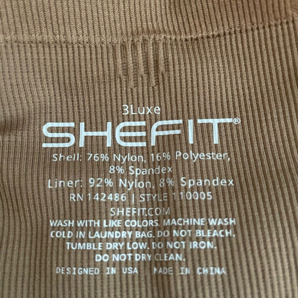 SHEFIT Women's Low Impact Tan Sports Bra - Picture 9 of 12
